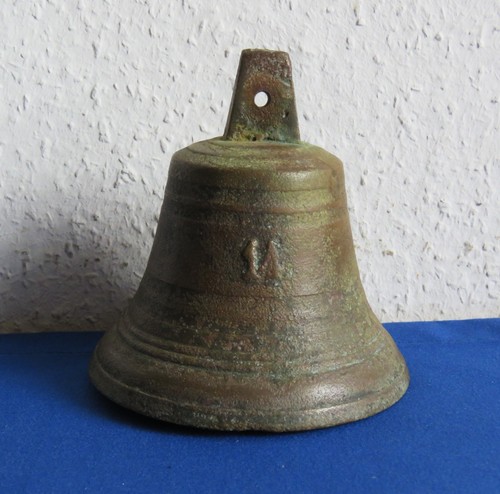 Antike messing glocke 14 - antike,