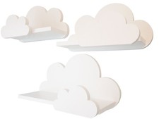 Wolken Wandregal 3er Set, Moli