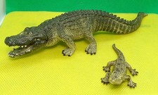 Schleich Krokodil mit Jungtier 14727, 14683 Alligator Reptil