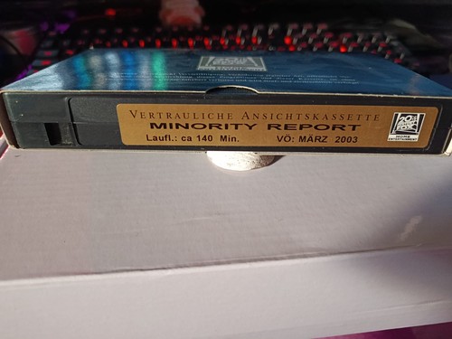 Rare vhs minority report - minority,