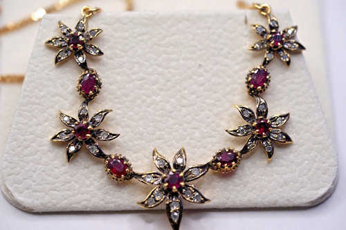 Antikes collier 18k 750 - antikes, gold