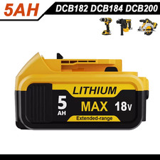 5,0 Ah Für DeWalt DCB184 Akku