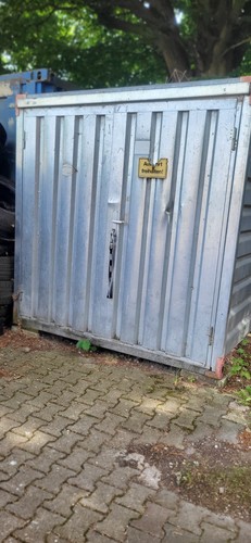 Lagercontainer aus alu - alu, grau