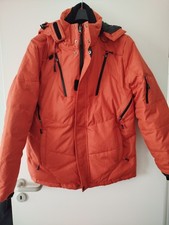 Dicke Winterjacke Für Herren,Gr XXL Mit Kapuze, neu, ungetragen Dunkles Orange