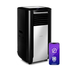 Mobile Klimaanlage Klimagerät mobil 15000 BTU Air Conditioner 500 m³/h Schwarz