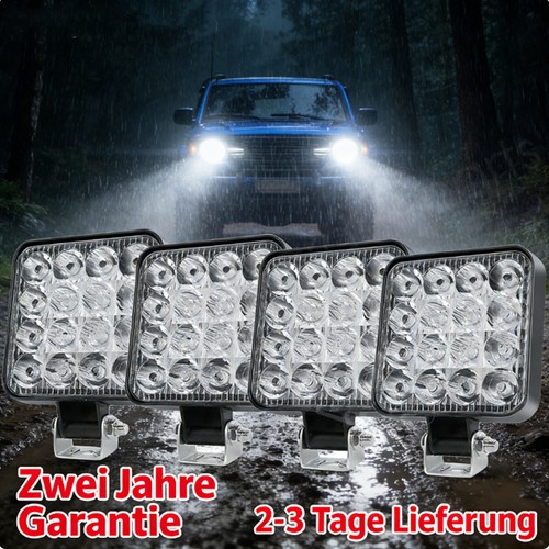 48w led arbeitsscheinwerfer - 4x,