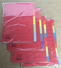 Kartonregister DIN A4 aus starken Karton 5,6,10 oder 12 Tlg.