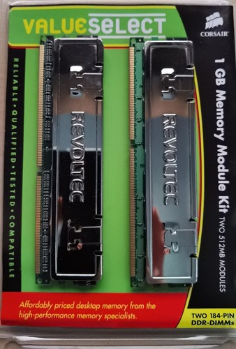 Corsair 1gb ddr - memory, kit