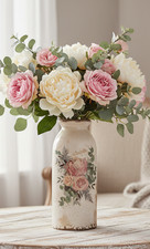 Vase in flaschenform im