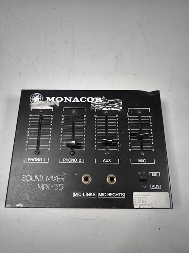 Monacor mpx sound mixer - mpx-55,