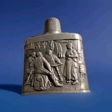 Antike  Flachmann Flasche Von