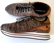 Chiemsee Damen Sneaker low Braun Gold Größe 40 Neu Super Leicht