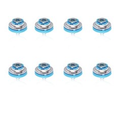 8 St. M4x8mm DELL HP 3,5" Festplatten-/HDD-Schrauben Edelstahl Silber Blau Torx