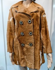 Vintage-Pelzmantel Ponyfell