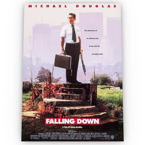 Falling down filmposter satin - falling,