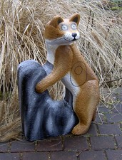 3D Tier Wiesel am Fels Deko