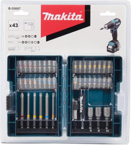 Makita 55697 teilig - makita, 43-teilig