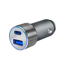 USB-C Kfz Ladeadapter 1x USBC PD 1x USB-A QC 36W Schnelllader Zigarettenanzünder