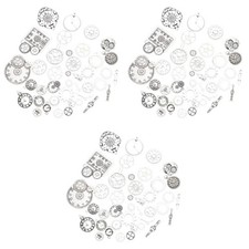  120 PCs Gears Charme Steampunk Gears Metal Gear Decor Watch Dial Charms DIY