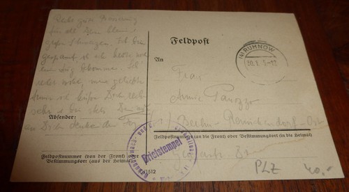 Feldpost 1945 bahnhof - feldpost, 30.1.1945