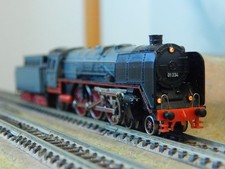 Minitrix 2045 : SONDERMODELL DAMPFLOK BR 01 234 "DR" IN GRAU SPUR N ANALOG