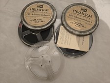 Defa Heimfilm 8mm schwarz weiß Schneewittchen Teil 1 und 2
