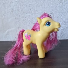 Süßes My Little Pony Figur Flippity Flop Pferd Glitzer Mähne 2002 G3 Vintage 