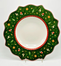 RAR Villeroy & Boch Toys Delight Christmas Weihnachten Suppenteller Teller Grün