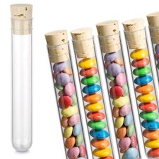 25 Kunststoff Reagenzgläser