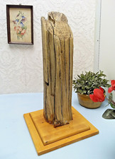 Unikat Holzstele, Holzskulptur, Dekoration, Zimmerdeko (Upcycling) P 64