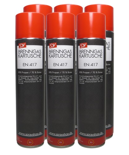 Brenngas en417 600ml 330g - en417, 6x
