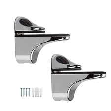 2 Stück Verstellbare Glasregalhalterung Glasklemme, Glasregal Wandregal