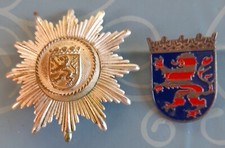 Abzeichen Mütze Polizei und Justiz,Hessen, ca. 50 er Jahre 