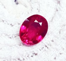 Natürlich Rot Rubin Ovale