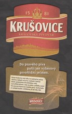Bierdeckel , Coaster , Brauerei KRUSOVICE , Tschechien #2725#