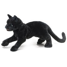 Schwarze Katze / Black Cat von Folkmanis Puppets Handpuppe (2987)