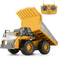 Ferngesteuerter Muldenkipper RC Kipper Dumper Kipplader Baufahrzeuge 2.4 GHz 65°