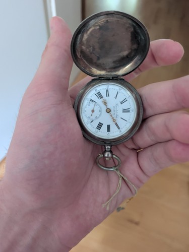 Antike schweizer taschenuhr - antike,