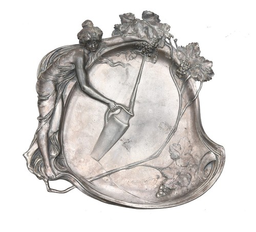 Jugendstil versilbertes