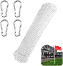  20 m Fahnenmast Seil, 6 mm