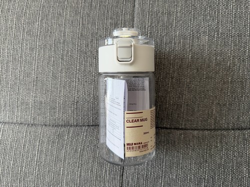 Muji clear mug transparente - clear,