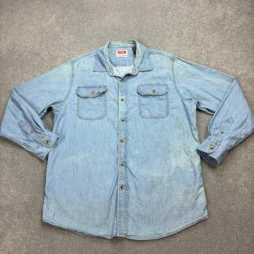 Wrangler jeanshemd erwachsene - jeanshemd,