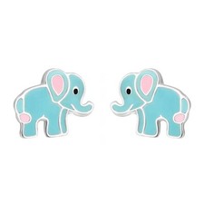 Kinder Ohrringe Elefant 925