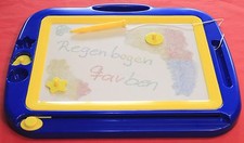 XXL MAGISCHE Zaubertafel REGENBOGEN Kinder Maltafel Magnet Tafel 43 x 36cm 97932