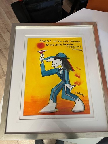 Lindenberg original aquarell - original,