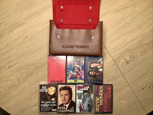 Ddr leder kassettenbox - in,