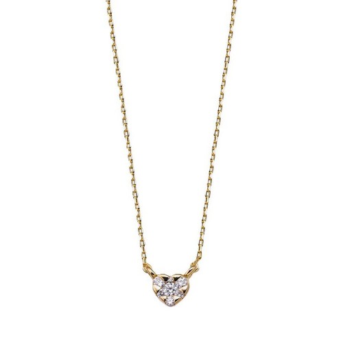 Collier gelbgold 585 herz - gelbgold,