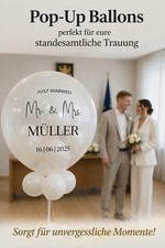 Pop Up ballon standesamt
