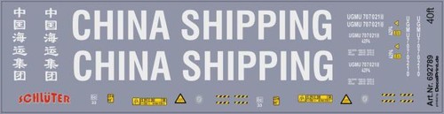 Decals für container 40ft - für,