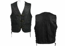Lederweste Vintage Leather Vest Leder Weste Rockabilly Heritage Rugged Guys Wear